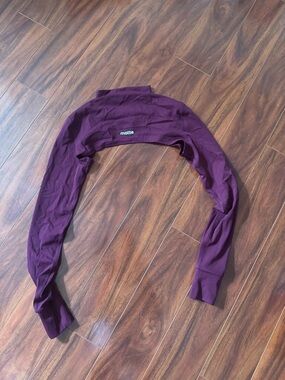 Women's Plum Stretch Bolero Shrug with Matte Logo